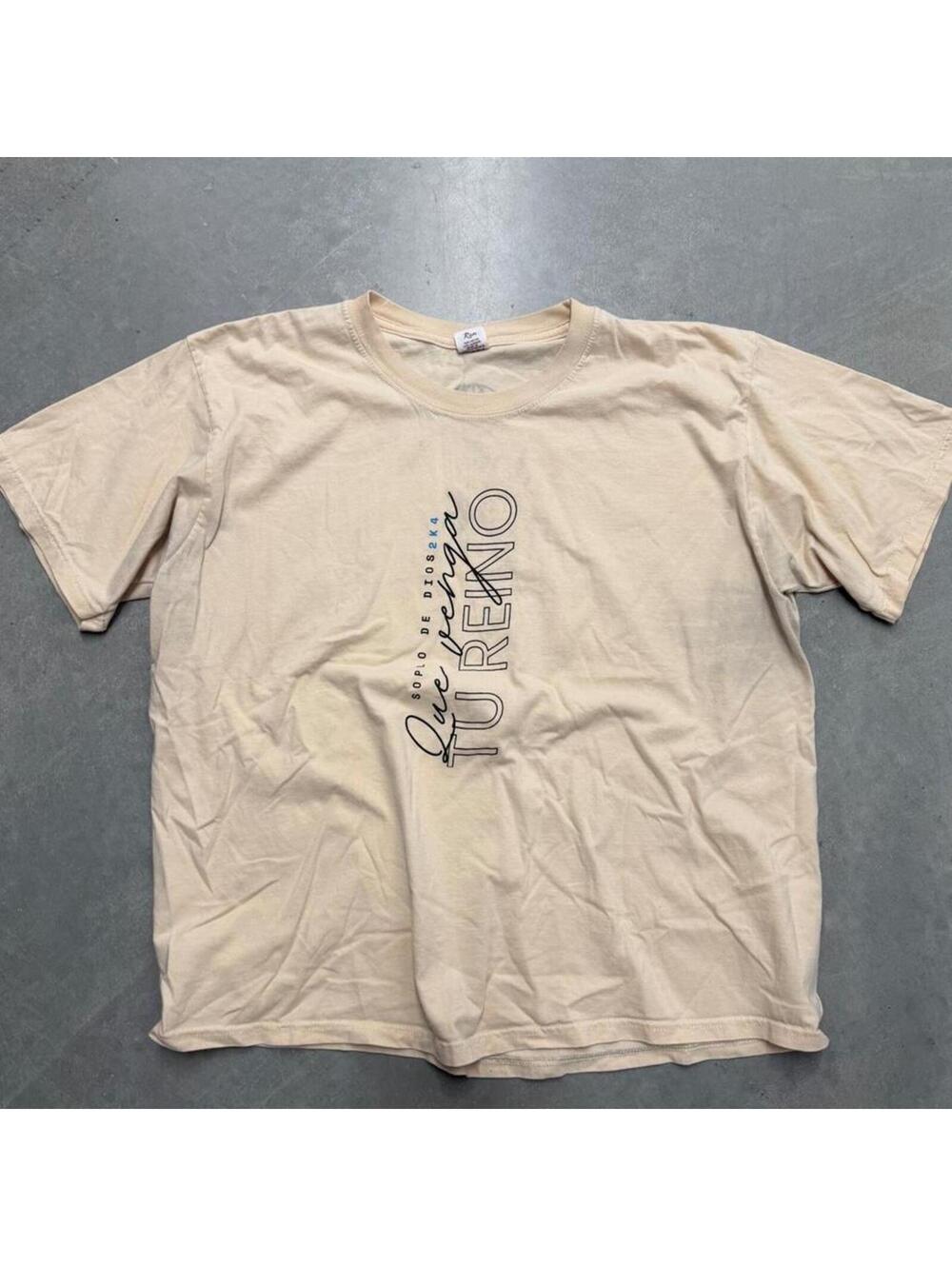 2000s Transformado Por Cristo Graphic T Shirt Christian Faith Men’s Extra Large